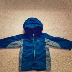 Columbia wind jacket toddler boys